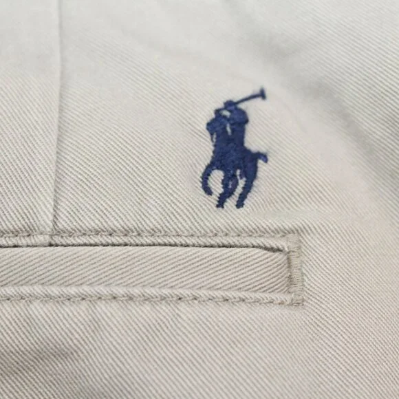 Polo Ralph Lauren Mens Sz 32X29 Stretch Classic Fit Flat Chino Light Tan Pants - Picture 7 of 16